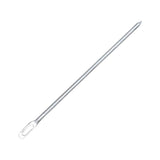 JWDX, Rope Threading Tool*1 Stainless Threader Easy Pull Bodkin Needle Threader Tweezer Metal Bodkin Ribbon Weaving Tool for Elastic Threading Sewing Machine One Size Silver