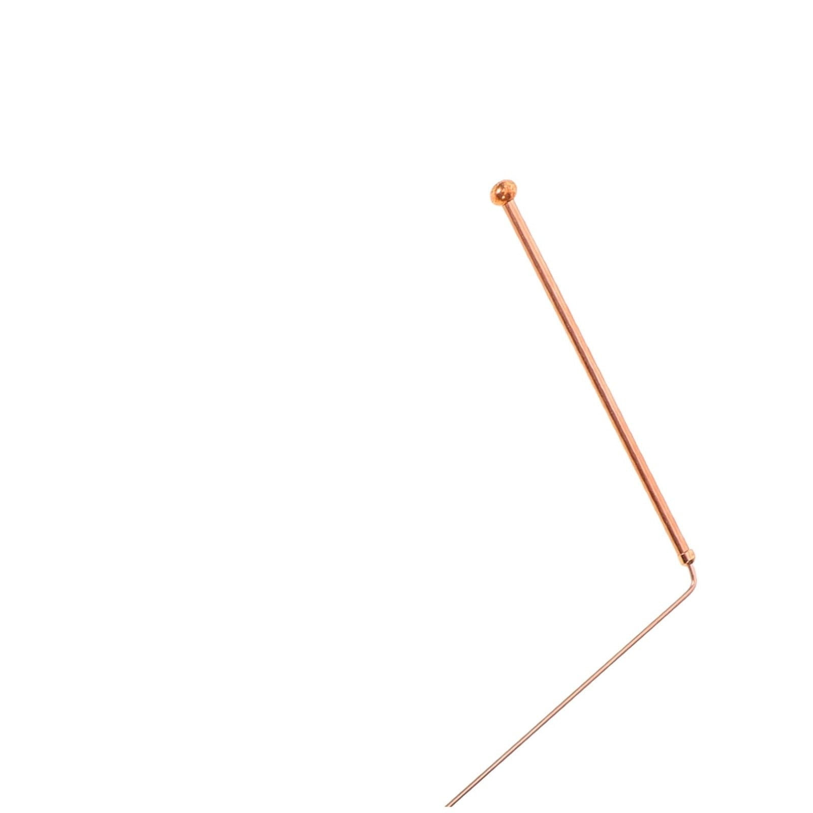 Metal Detector Wand JWDX, 1 Pair of Probe Rods High Precision Pure Copper xunlong Ruler Detection Rod Telescopic Antenna Energy Locator Double Supported Water Detection Artifact One Size Yellow