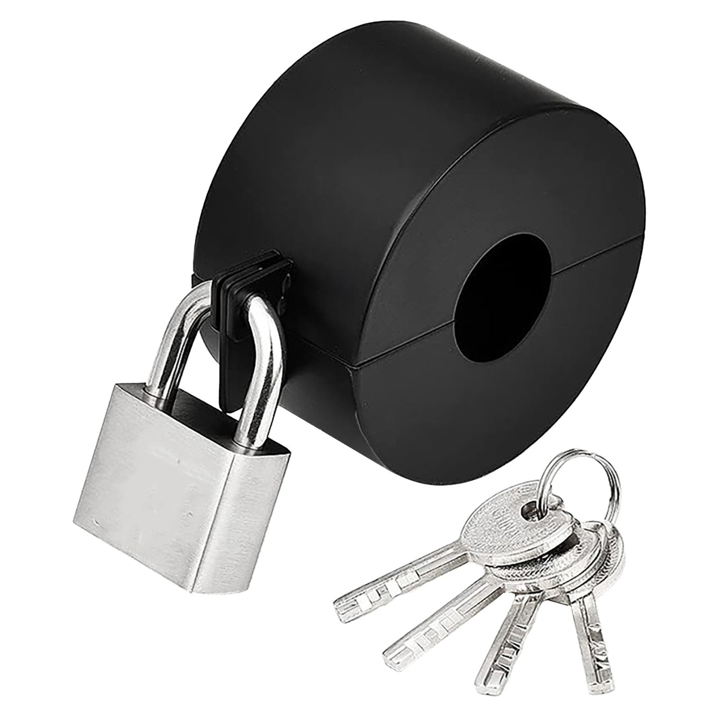Door Handle Faucet Protection Cover Faucet Locks Outdoor Water Spigot Lock With Combination Lock Hose Bib Lock Stainless Water And Stop Unauthorized Water Use For Garden Etc JWDX One Size Silver