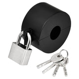 Door Handle Faucet Protection Cover Faucet Locks Outdoor Water Spigot Lock With Combination Lock Hose Bib Lock Stainless Water And Stop Unauthorized Water Use For Garden Etc JWDX One Size Silver