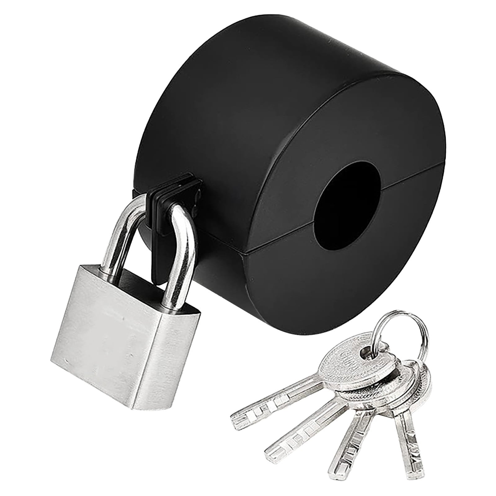 Door Handle Faucet Protection Cover Faucet Locks Outdoor Water Spigot Lock With Combination Lock Hose Bib Lock Stainless Water And Stop Unauthorized Water Use For Garden Etc JWDX One Size Silver