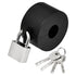 Door Handle Faucet Protection Cover Faucet Locks Outdoor Water Spigot Lock With Combination Lock Hose Bib Lock Stainless Water And Stop Unauthorized Water Use For Garden Etc JWDX One Size Silver
