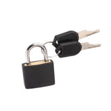 22Mm Color Plastic Padlock D 1 Lock, 2 Keys Small Mini Strong Steel Padlock Travel Suitcase Diary Lock With 2 Keys JWDX 30 mm x 23 mm D