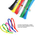 100 Cable Ties, 3Mm Wide, White Cable Zip Ties Heavy Duty 6 Inch, Premium Plastic Wire Ties With 18 Pounds Tensile Strength, Self-Locking Black Nylon Tie Wraps For Indoor And Outdoor JWDX One Size White