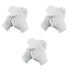 Cotton White Gloves 3Pcs Size S 3 Pairs Of Gloves 3 Pairs Of White Cotton Gloves Breathable Work Jewelry Inspection Etiquette Gloves Protective Gear S JWDX One Size A