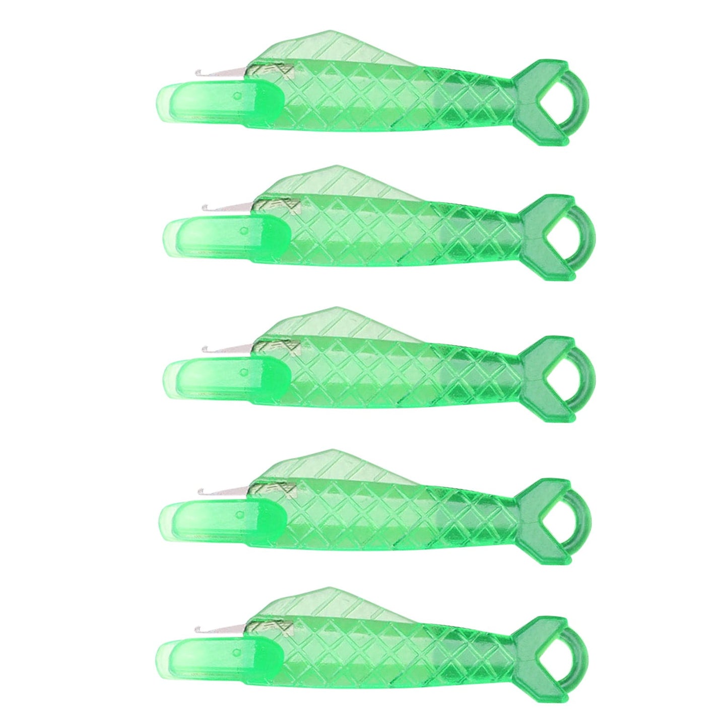 Jwdx Fish Shape Needle Threaders,Plastic Needle Threader,Wire Loop Diy 5Pcs Fish Shape Needle Threaders Plastic Needle Threader for Hand Sewing Diy Needle Threader Hand Machine Sewing Tool One Size A