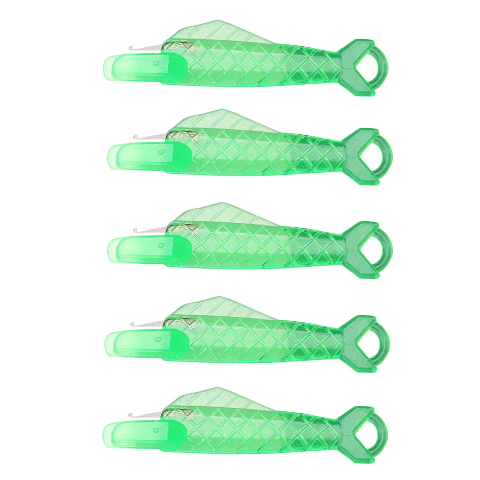 Jwdx Fish Shape Needle Threaders,Plastic Needle Threader,Wire Loop Diy 5Pcs Fish Shape Needle Threaders Plastic Needle Threader for Hand Sewing Diy Needle Threader Hand Machine Sewing Tool One Size A