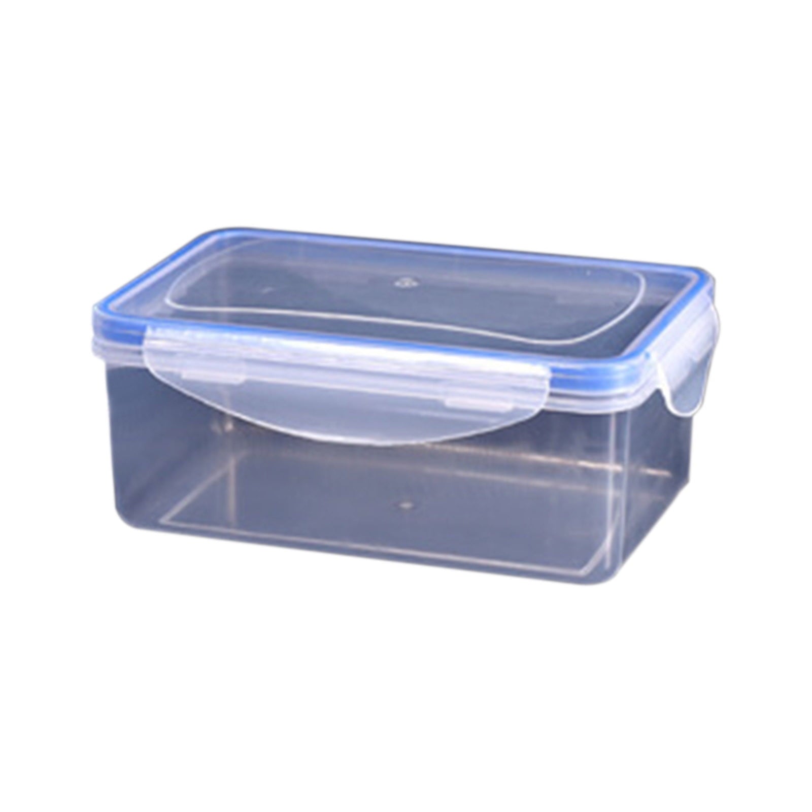 Grrvtrz ,Kitchen Refrigerator Rectangular Food Container Microwave Heat Plastic Lunch Box Food Lunch Box Fruit Storage Sealed Box,Lunch Box，Bento Box B