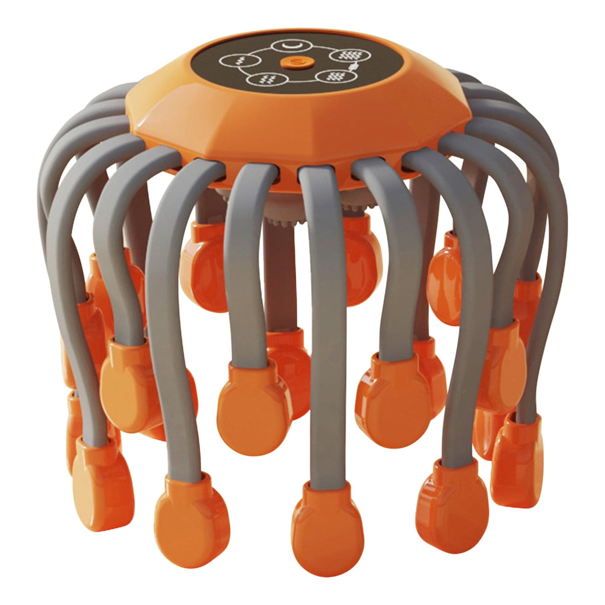 Grrvtrz Head Massagers Scalp Massagers Motorized Scalp Massagers with 20 Individual Massage Nodes 5 Modes and 360 Degrees Of Adjustable Massage.,Home Essentials,Home Appliances Orange