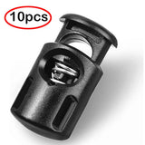 JWDX Hot Clearance!10Pc Rope Cord Locks Clip End Single Holes Luggage Lanyard Fasten Stopper Sliding, 10Pcs Spring Buckles Spring Buckle One Size Spring buckle