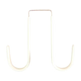 JWDX Hot Clearance! Double Over the Door Wreath Hanger Large Christmas Wreath Hook for Front Door Hold 2 Wreaths with This 2 Hanger 5, Hook*1 Plastic door rear hook without nails White