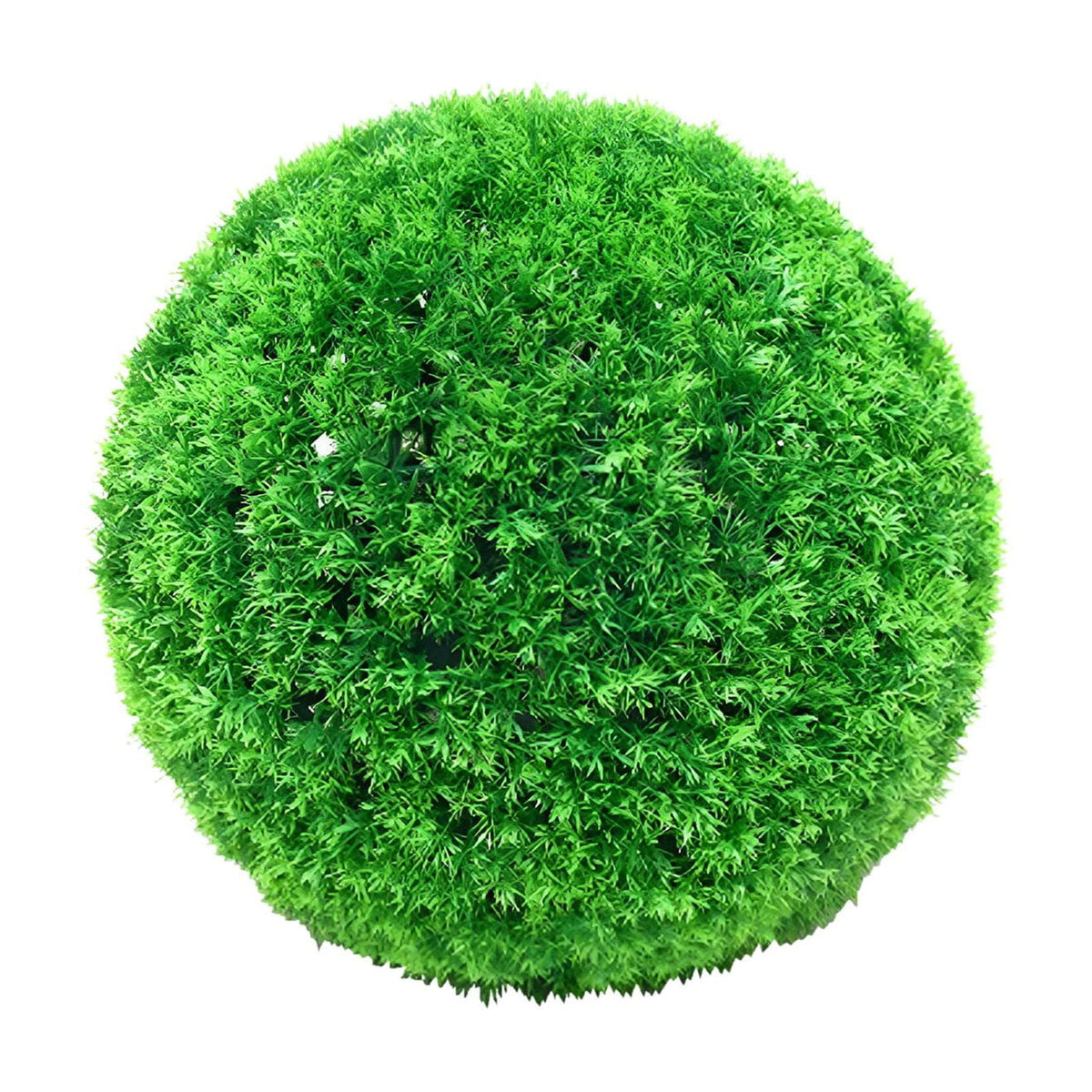 LGCASL Simulation Artificial Plant Topiary Faux Decorative for Garden Backyard Balcony and Home Décor, Pine Needle Grass Ball*1 W (Outer Diameter 13cm) Simulation plant grass ball pine needles W (Outer diameter 13cm)
