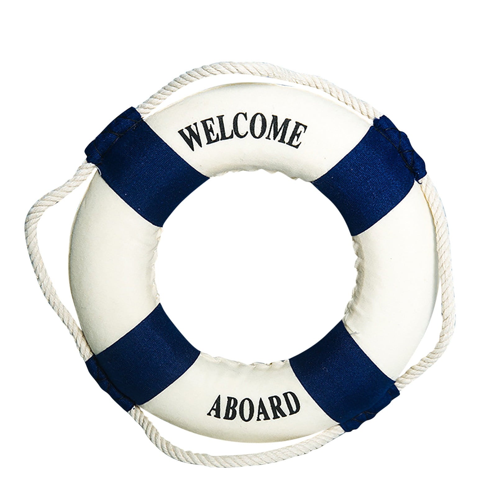 LGCASL Summer Nautical Theme Decoration Lifebuoy Home Outdoor Wall Decoration Ornaments, 1 × Pendant Foam lifebuoy pendant Blue