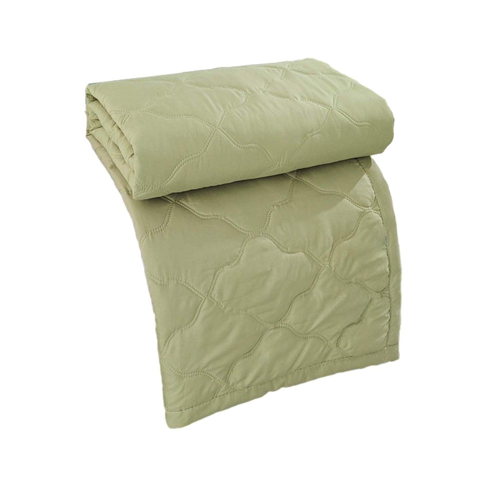 LGCASL Summer Blanket Bed Blanket Skin Friendly Plain Print Washed Cotton Bed Blanket Cool Comforter Hot Sleeping Summer Comforter Ventilated Comforter Green