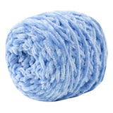 LGCASL Diy Crochet Scarf Yarn 09 Light Dark Green, Soft Gold Velvet Knitting Yarn Diy Shawl Scarf Crochet Thread Woollenyarn 01 Sky Blue