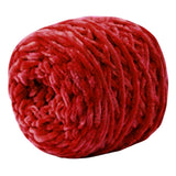 LGCASL Diy Crochet Scarf Yarn 09 Light Dark Green, Soft Gold Velvet Knitting Yarn Diy Shawl Scarf Crochet Thread Woollenyarn 02 Rust Red