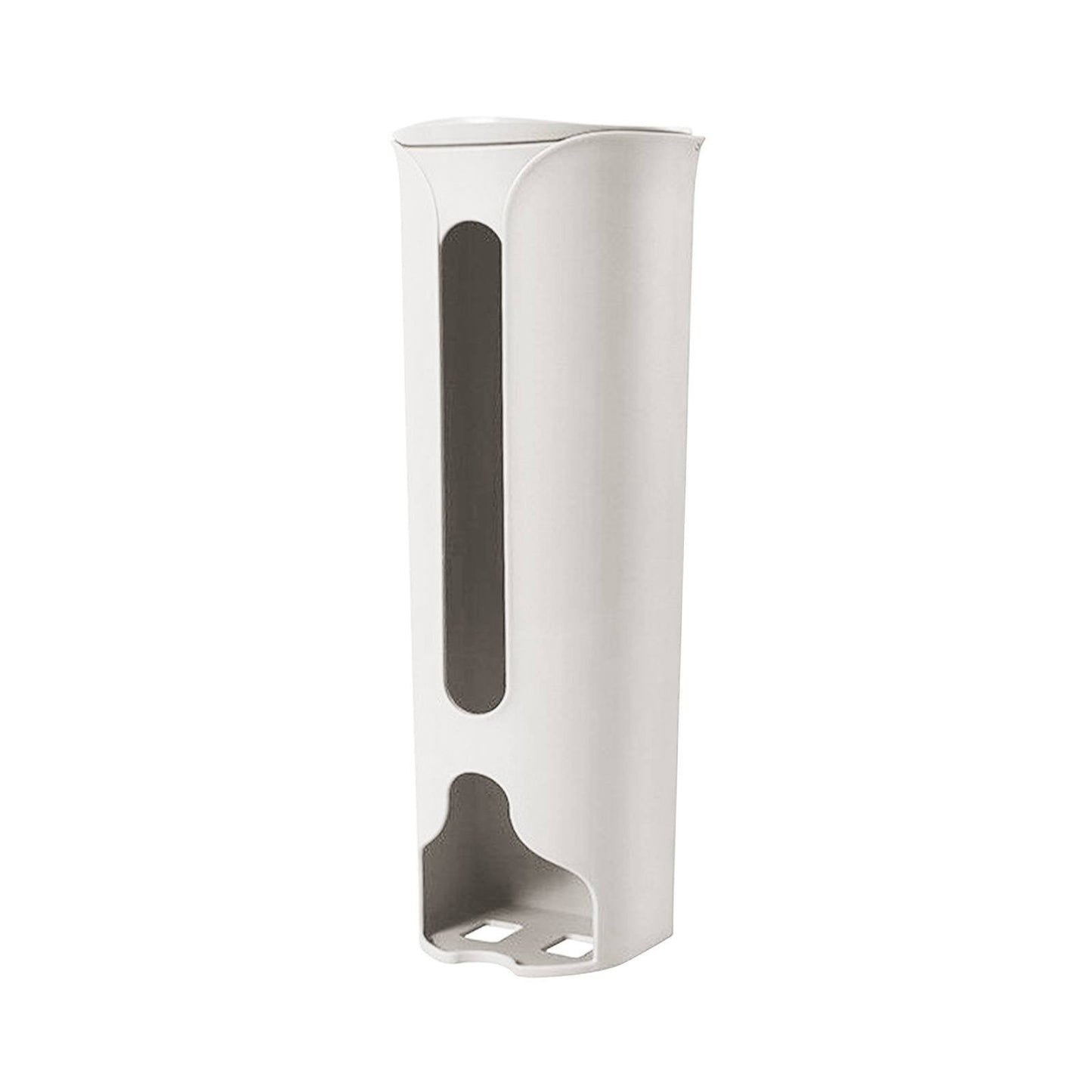 1 Storage Box Grocery Bag Holder Wall Mount Garbage Storage Bag Dispenser Hanging Can with Cover Kitchen Bag Holder Dispenser for Bags One Size A
