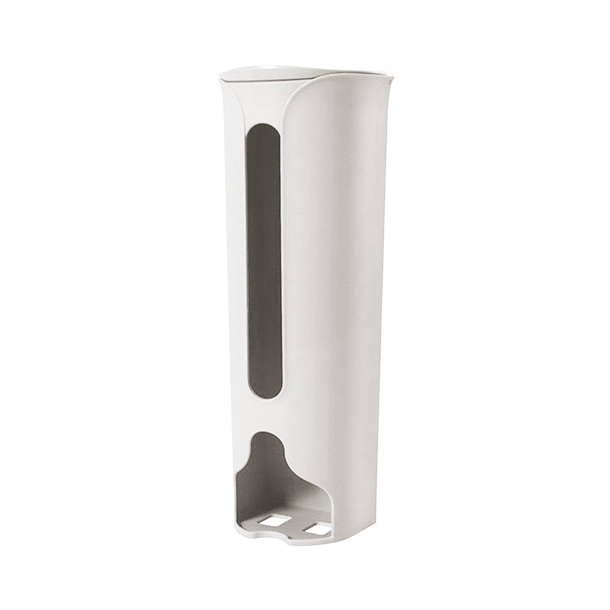 1 Storage Box Grocery Bag Holder Wall Mount Garbage Storage Bag Dispenser Hanging Can with Cover Kitchen Bag Holder Dispenser for Bags One Size A