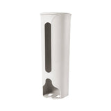 1 Storage Box Grocery Bag Holder Wall Mount Garbage Storage Bag Dispenser Hanging Can with Cover Kitchen Bag Holder Dispenser for Bags One Size B