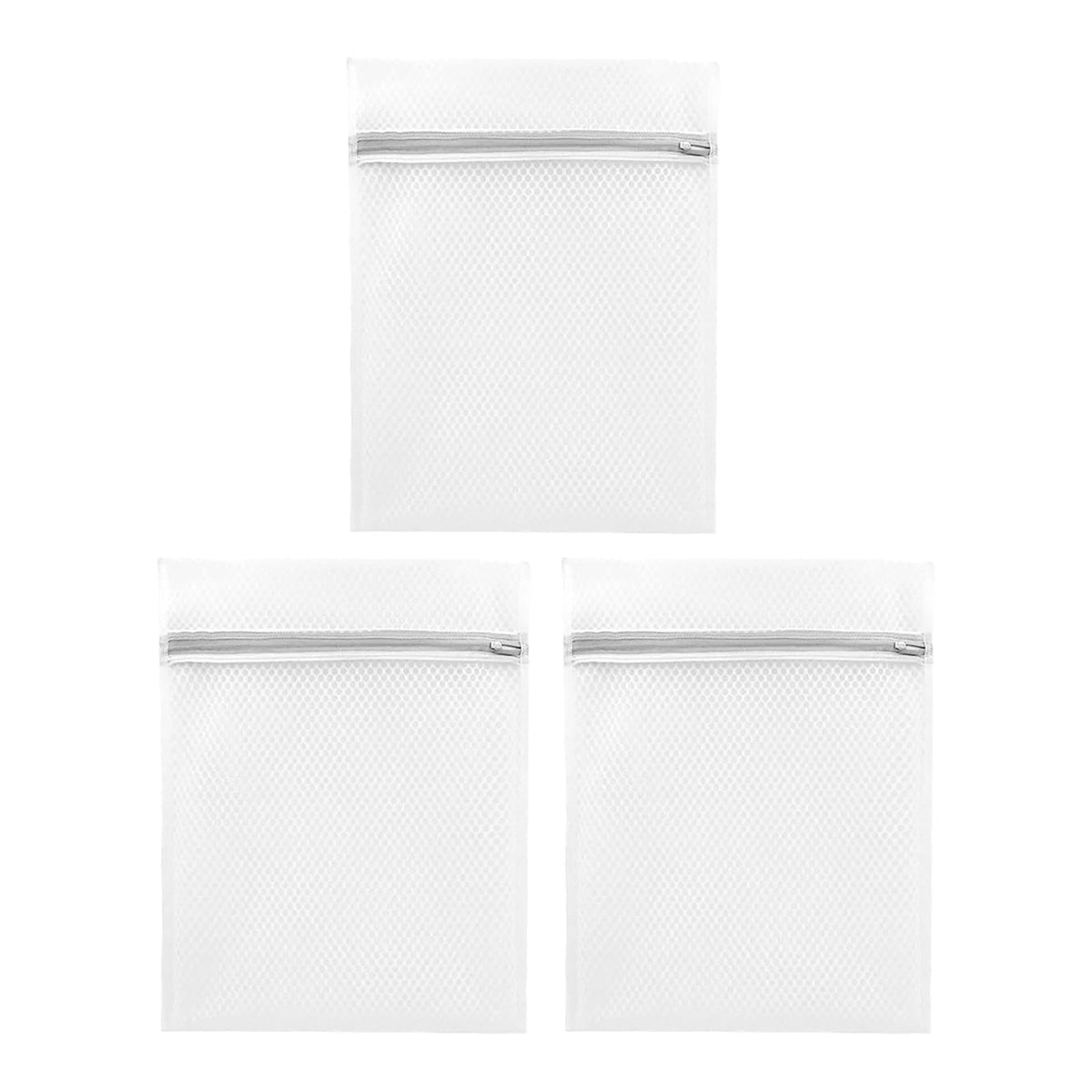 3 Mini Laundry Bags Mesh Laundry Bag for Delicates Wash Bag for Underwear and Lingerie 3 Small One Size Clear
