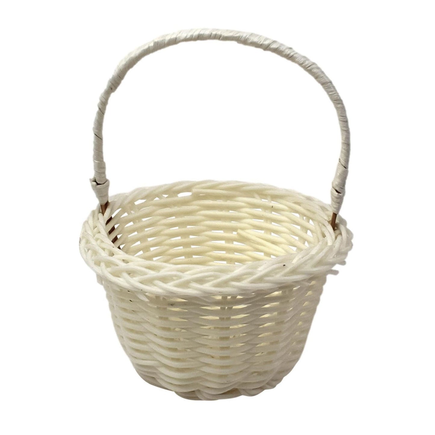 Small Wall-Mounted Kitchen Storage Basket, Hanging Storage Wicker Baskets Wall Mounted Woven Hanging Basket Wicker Small Basket with Handle Wicker Basket with Handle Small Basket Organizer Brown Wedding Flower Basket