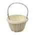 Small Wall-Mounted Kitchen Storage Basket, Hanging Storage Wicker Baskets Wall Mounted Woven Hanging Basket Wicker Small Basket with Handle Wicker Basket with Handle Small Basket Organizer White Wedding Flower Basket
