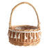 Small Wall-Mounted Kitchen Storage Basket, Hanging Storage Wicker Baskets Wall Mounted Woven Hanging Basket Wicker Small Basket with Handle Wicker Basket with Handle Small Basket Organizer L Wedding basket with tassels