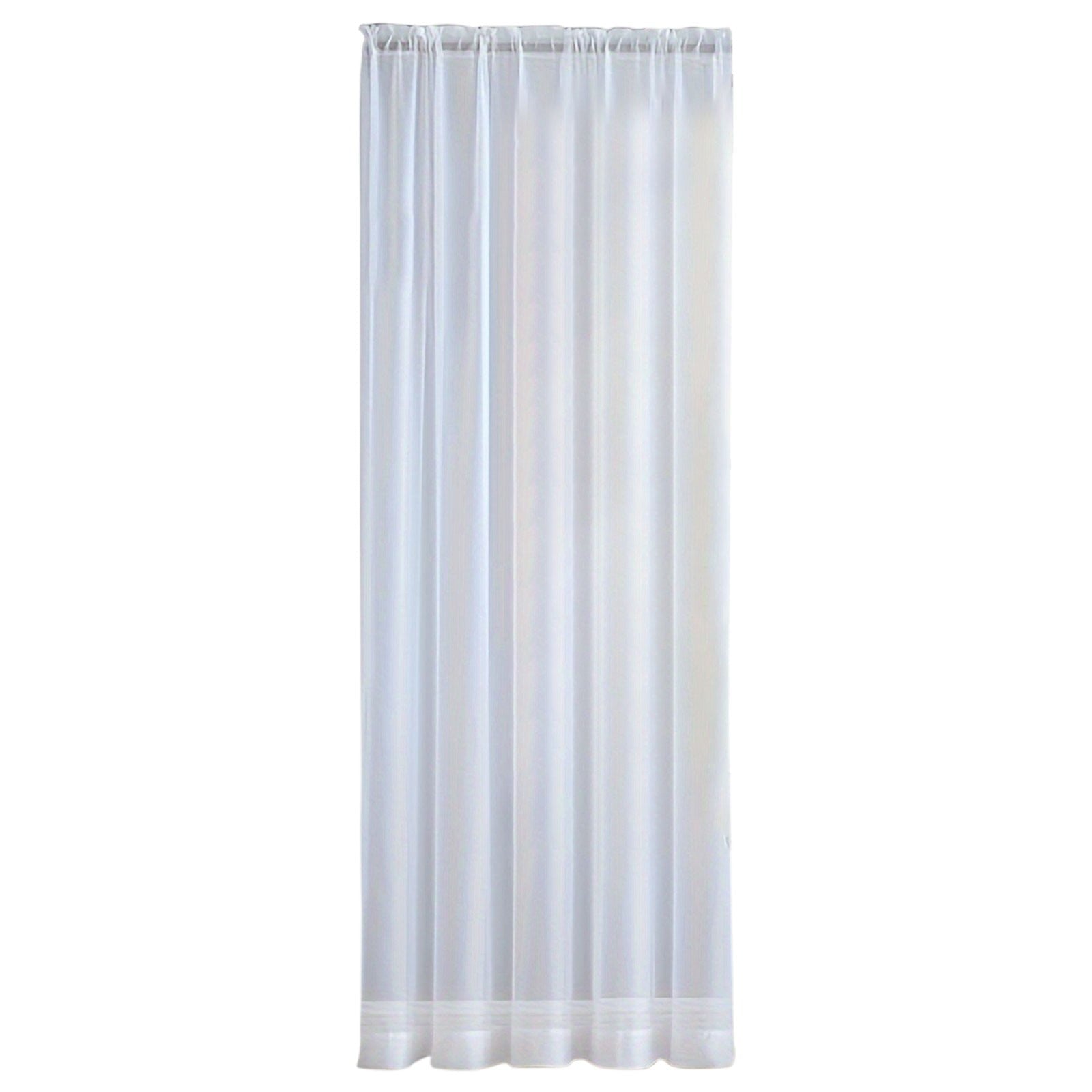 LGCASL, Bathroom Window Curtains Rod Pocket Semi Linen Drapes Short Small Curtains Privacy with Light Filtering for Kitchen/Nursery White, Sheer Curtains Sheer curtains White