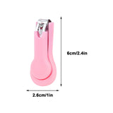 Bpyeka Nail Clippers for Babies Secure Nails for Scissors Trimmers Finger for Tools for Nail and Gifts for Shower Nail Clippers for,Home Improvement,Household Essentials 5.12*2.36*0.79 Pink