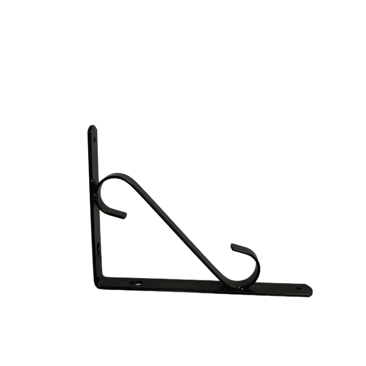 LGCASL Clearance! Wall Support Bracket Wall Support Bracket Shelf Brackets 1 Sets Bracket Grid Wall Shelf Floating Shelf Brackets Shelf Support Brackets Folding Brackets- Black, S M Black