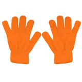 LGCASL Clearance! Winter Gloves Warm Strecty Knit Gloves for Men Women- Dark Gray One Size Orange