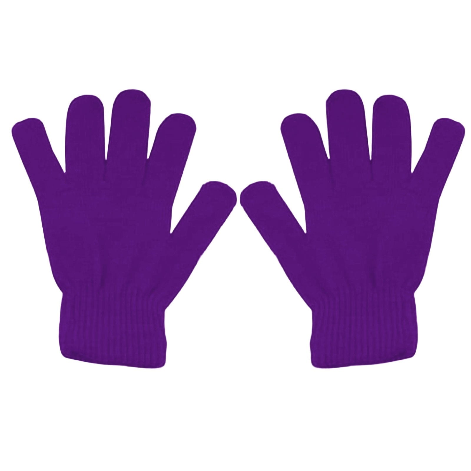 LGCASL Clearance! Winter Gloves Warm Strecty Knit Gloves for Men Women- Dark Gray One Size Purple