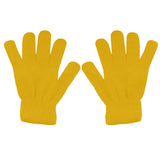 LGCASL Clearance! Winter Gloves Warm Strecty Knit Gloves for Men Women- Dark Gray One Size Yellow