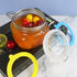 LGCASL Clearance! 30Pcs Silicone Jar Gaskets Replacement Silicone Seals Airtight Silicone Gasket Sealing Rings for Regular Mouth Canning Jar- 30pcs Grey*6+White*6+Red*6+Orange*6+Green*6