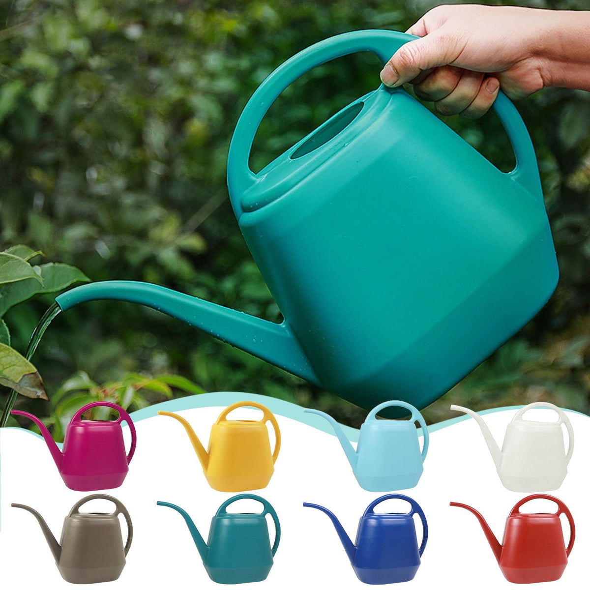 LGCASL 4L Large Capacity Long Spout Watering Can 4L Large Capacity Long Mouth Watering Pot Household Plastic Garden Tools Watering Pot Watering Pot A