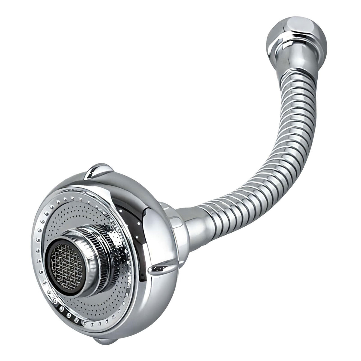 LGCASL Shaped 360° Swivel Kitchen Faucet Extender Anti Function Kitchen Faucet Sprayer Attachment Large Diameter Shower Head Water Saving 8 Inch 20 6 6cm Silver