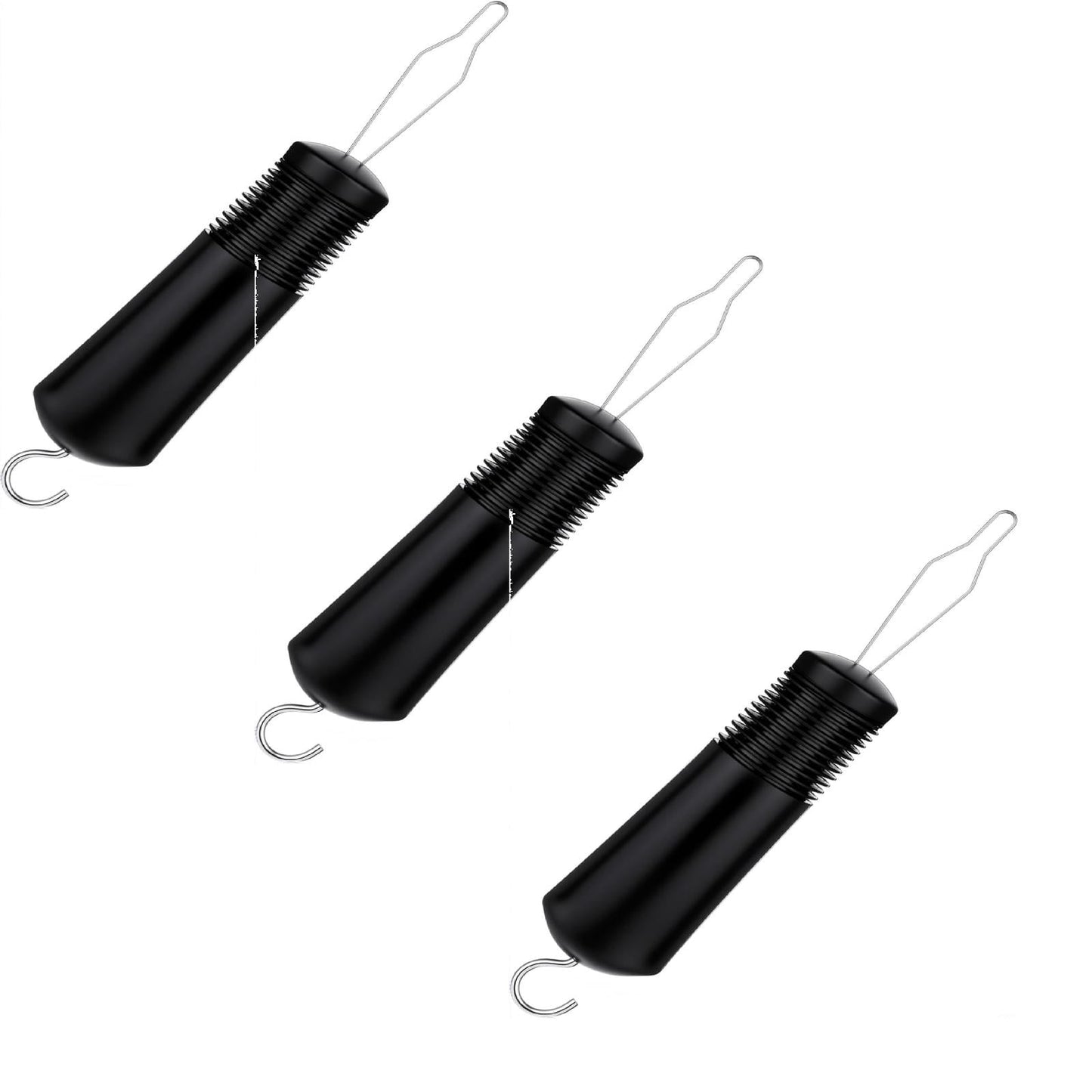 LGCASL Buttoning Tools Button Hook for Seniors One Handed Button Assist Tool for Elderly & Disabled Zipper Pull Helper for Dresses Shirts and Daily Living Black 3 Pack