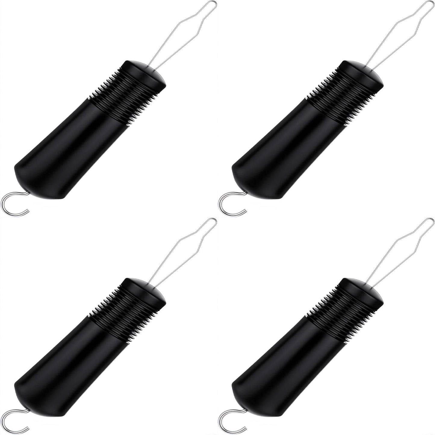 LGCASL Buttoning Tools Button Hook for Seniors One Handed Button Assist Tool for Elderly & Disabled Zipper Pull Helper for Dresses Shirts and Daily Living Black 4 Pack