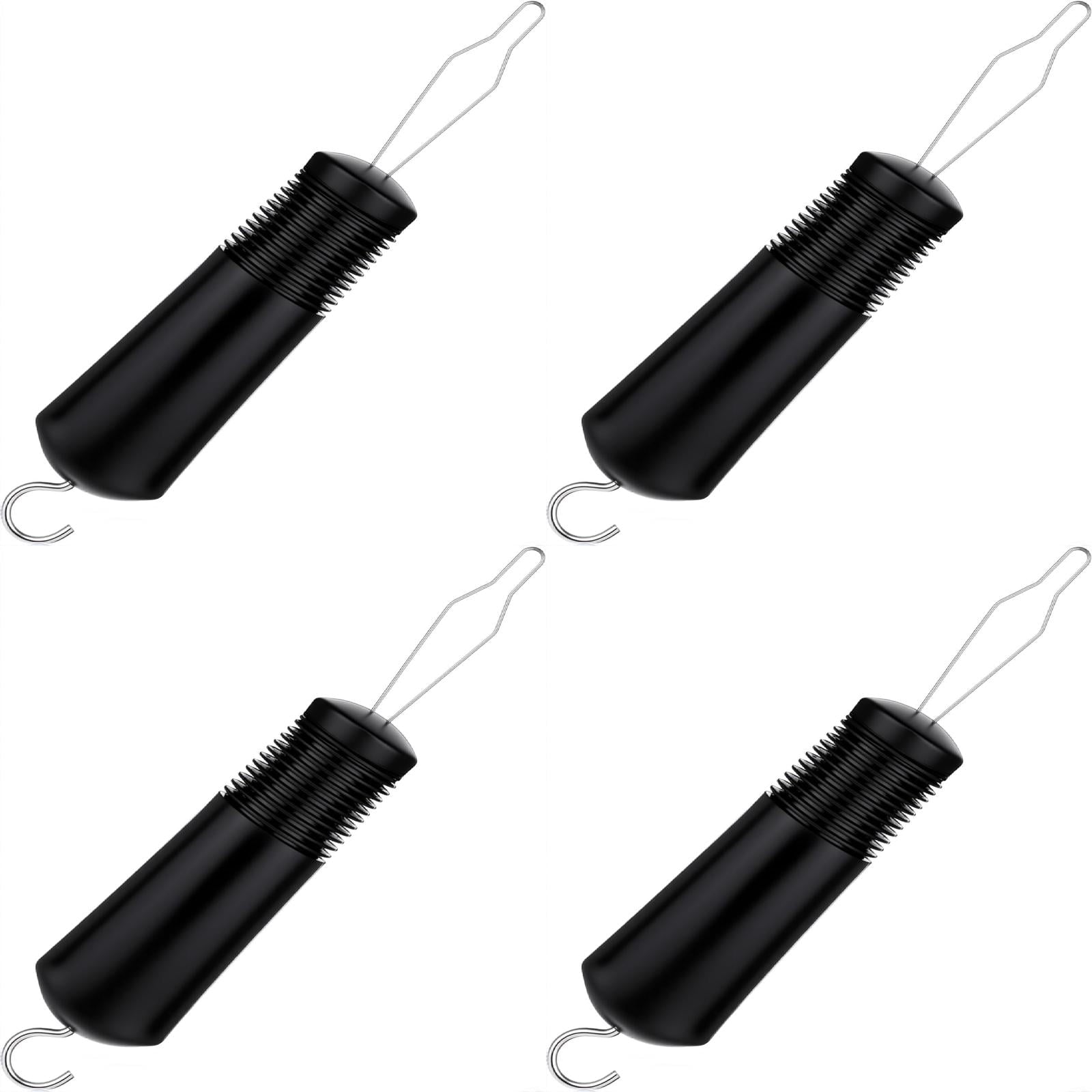 LGCASL Buttoning Tools Button Hook for Seniors One Handed Button Assist Tool for Elderly & Disabled Zipper Pull Helper for Dresses Shirts and Daily Living Black 4 Pack
