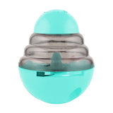 LGCASL Pet Feeding Roly-Poly Toy, Interactive Dog Dispenser Toys Slow Feeder Puzzle Dog Brain Stimulation Toys Dog Christmas Enrichment Boredom Toys for Puppy Small Medium Large Dogs Grad, Green Blue