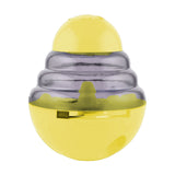 LGCASL Pet Feeding Roly-Poly Toy, Interactive Dog Dispenser Toys Slow Feeder Puzzle Dog Brain Stimulation Toys Dog Christmas Enrichment Boredom Toys for Puppy Small Medium Large Dogs Grad, Green Yellow