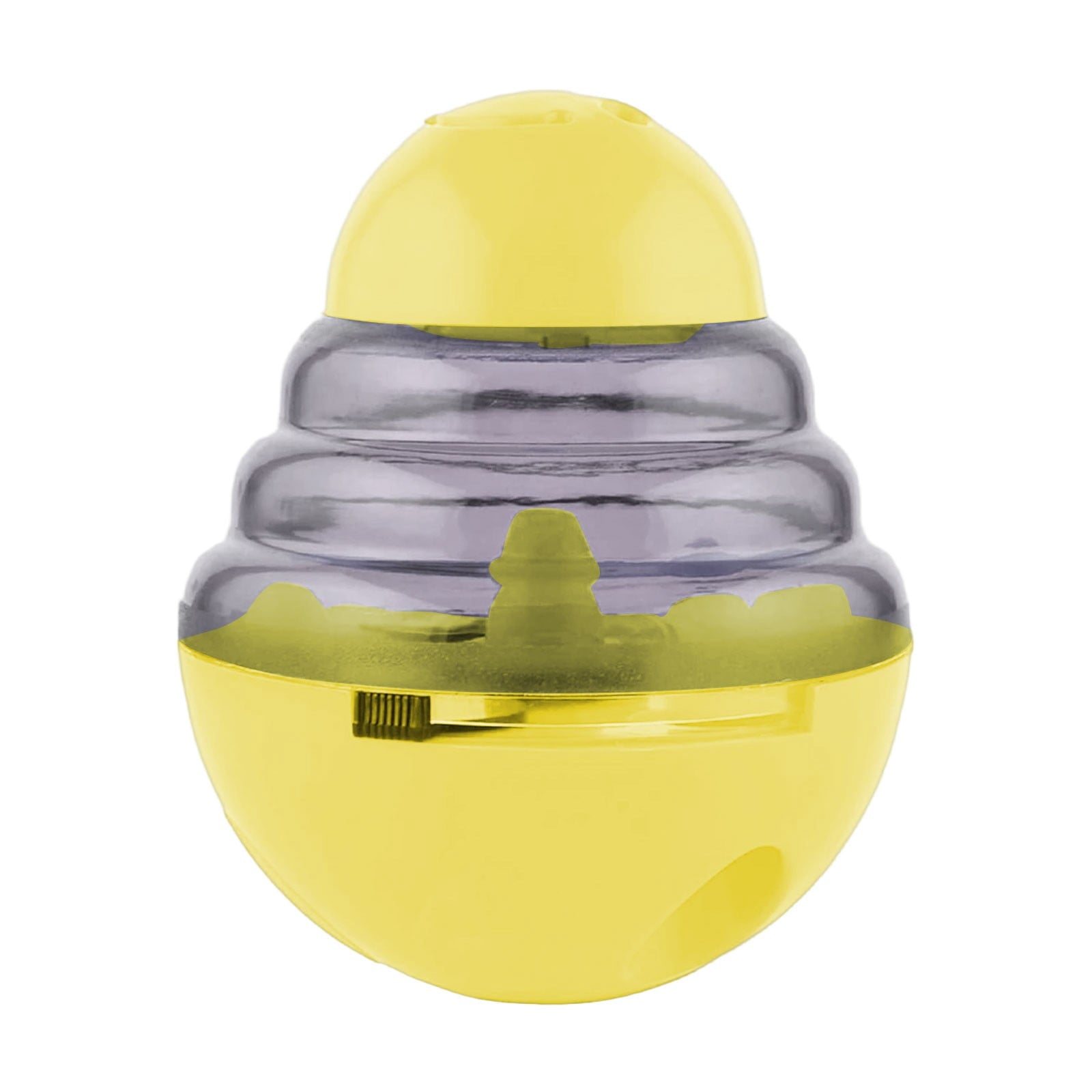 LGCASL Pet Feeding Roly-Poly Toy, Interactive Dog Dispenser Toys Slow Feeder Puzzle Dog Brain Stimulation Toys Dog Christmas Enrichment Boredom Toys for Puppy Small Medium Large Dogs Grad, Green Yellow