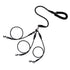 LGCASL 3 Dog Leash No Tangle, Heavy Duty Multiple Dog Lead Shock Absorbing Bungee, Triple Bungee Leash, Reflective Dog Leash Free Multi Pet Walking Rope with Detachable Black