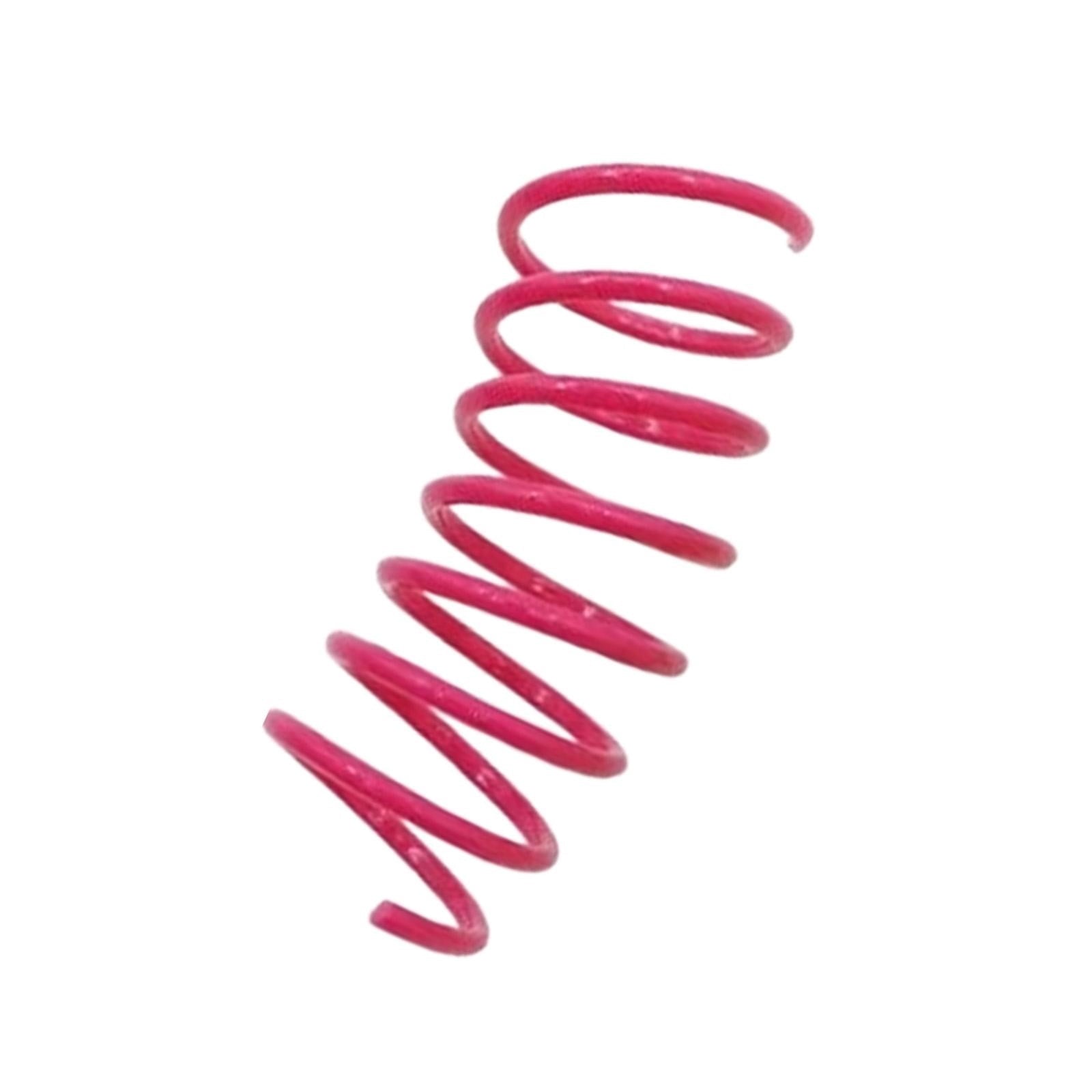 LGCASL Red Pet Cat Toy Spring Style Spring Toys Playful Coils for Plastic for Swatting Biting Hunting and Active Play Colorful Red