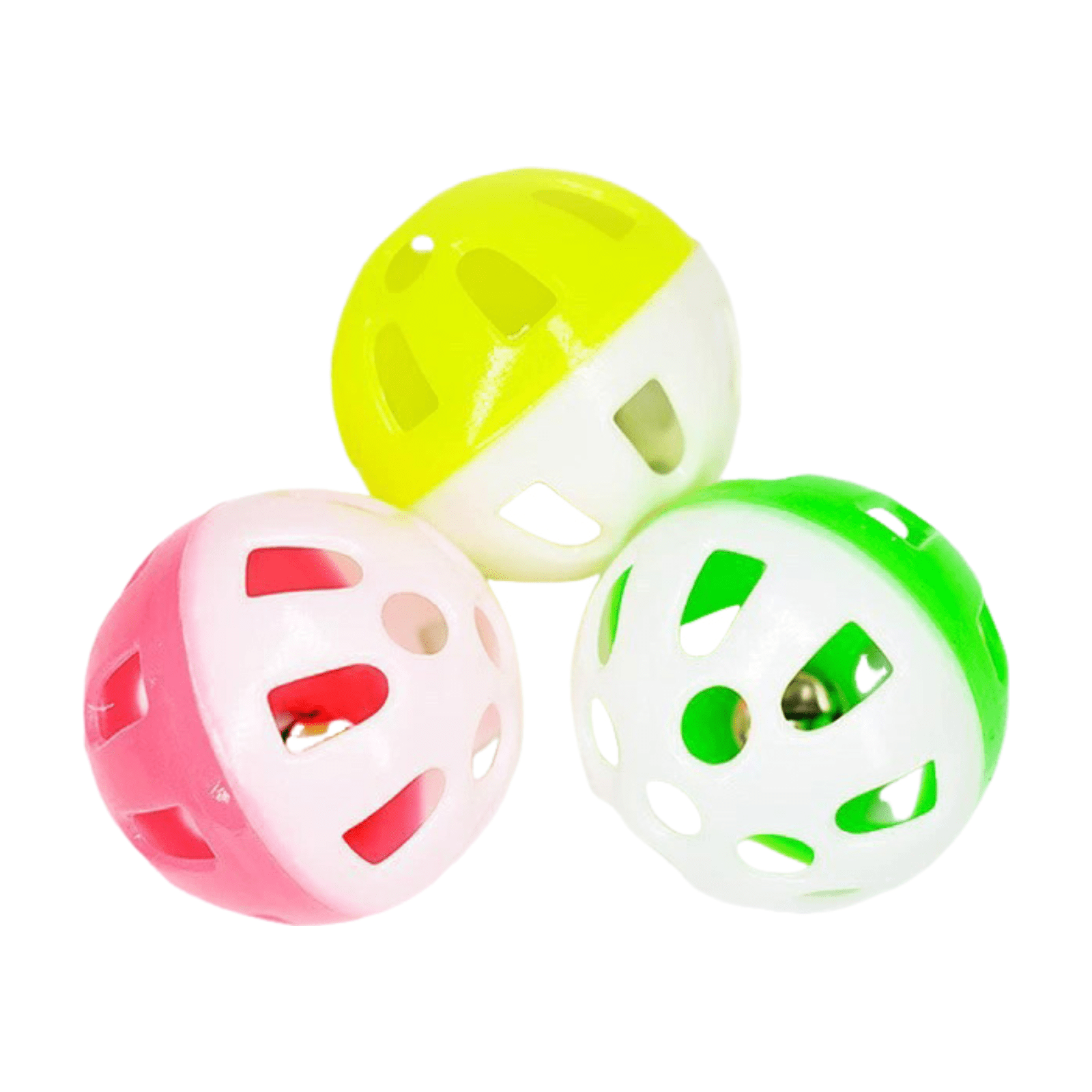 LGCASL Pet Ball Toys Random Color, Pet Toy Parrot Bell Gnawing Hi Stuffy Bird Toy Anti and Stuffy Grinding Bell (Random Color, 1Pc) 1pc Random color