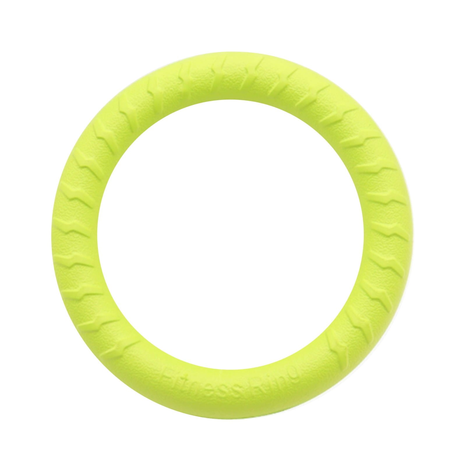 LGCASL Eva Pet Chewing Training Ring, 11 Inches in Diameter, Dog Chew Rubber Ring Toy Interactive Tug & Training Toy, Suitable for Most Dog Sizes Green