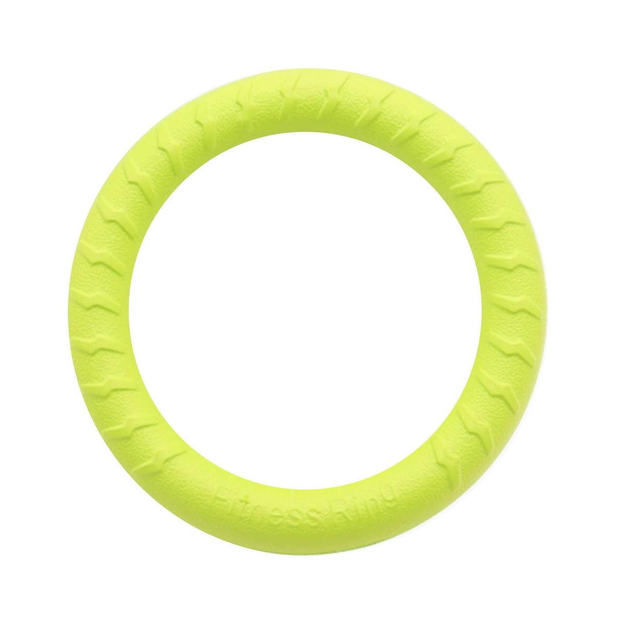 LGCASL Eva Pet Chewing Training Ring, 11 Inches in Diameter, Dog Chew Rubber Ring Toy Interactive Tug & Training Toy, Suitable for Most Dog Sizes Green