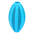 LGCASL Pet Toy Ball Dog Puzzle Toy 1 Pack Interactive Dog Toys for Dispensing Puppy Toys for Teething Puppy for Teeth/Slow Feeder/Iq Training/Playing, Yellow Sky Blue
