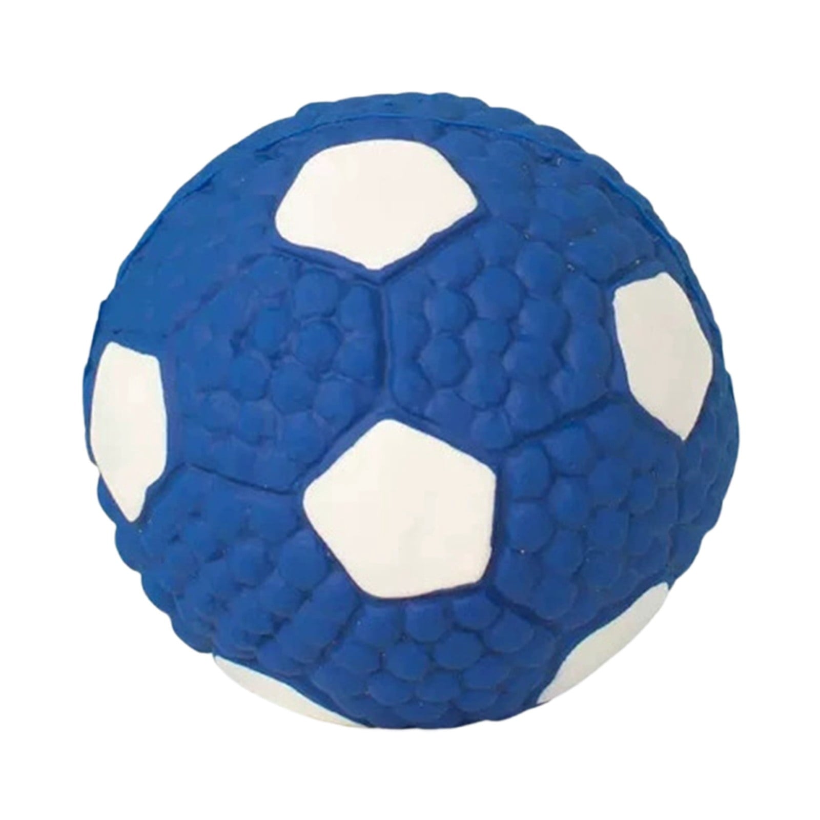 LGCASL Soccer Ball Chew Toy Dog Toy Squeak Rubber Fun Suitable for Large and Medium Sized Dogs Dog Toy Squeak Rubber Fun Suitable for Large and Medium Sized Dogs (Blue, L) S Blue