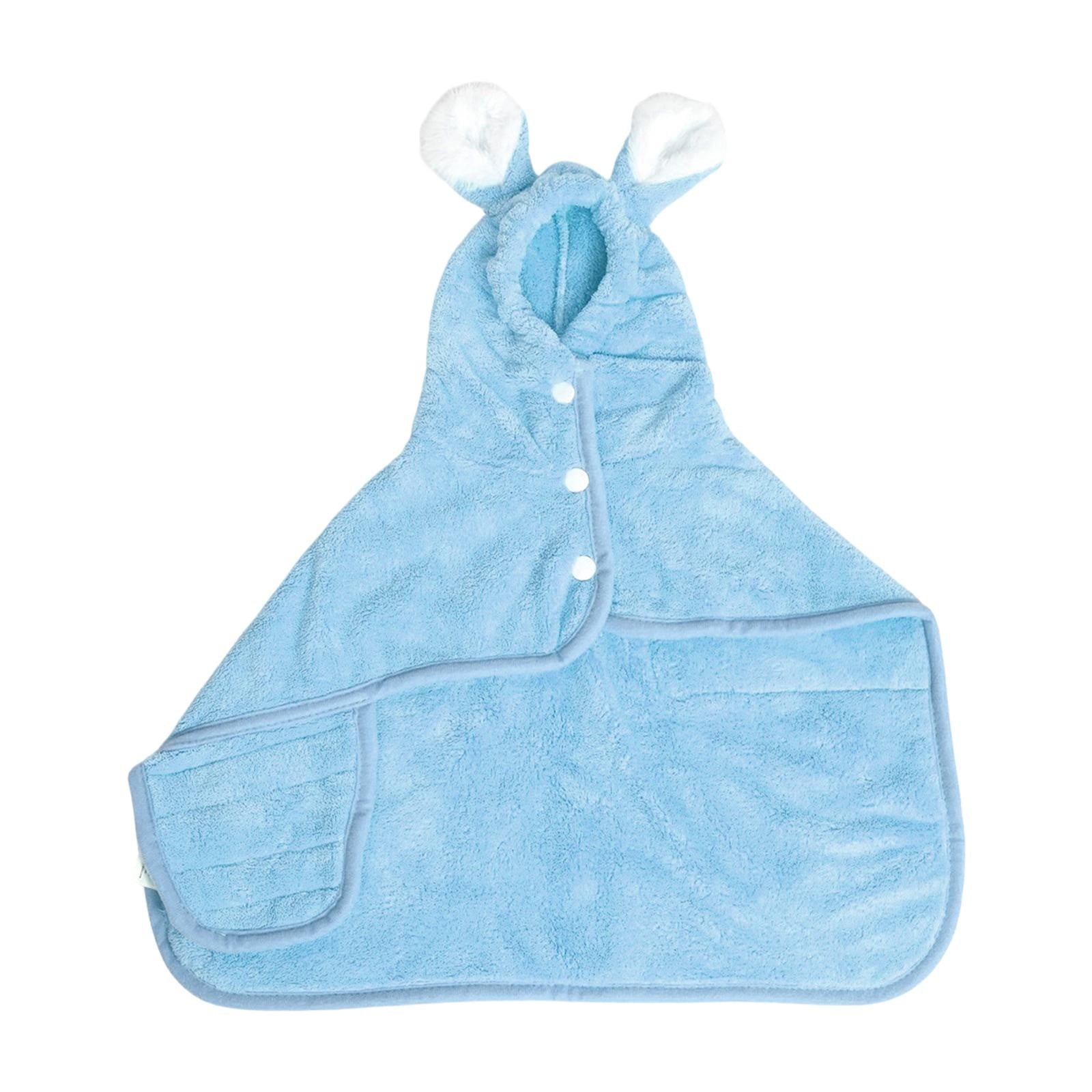 LGCASL 2026 New Puppy Bathrobe with Hood, Dog Bathrobe Absorbent Towel for Small Dogs Fast Drying Dog Robe Coat with Hood Puppy Towel Wrap Pet Grooming After Shower (Blue, Xs) M Blue